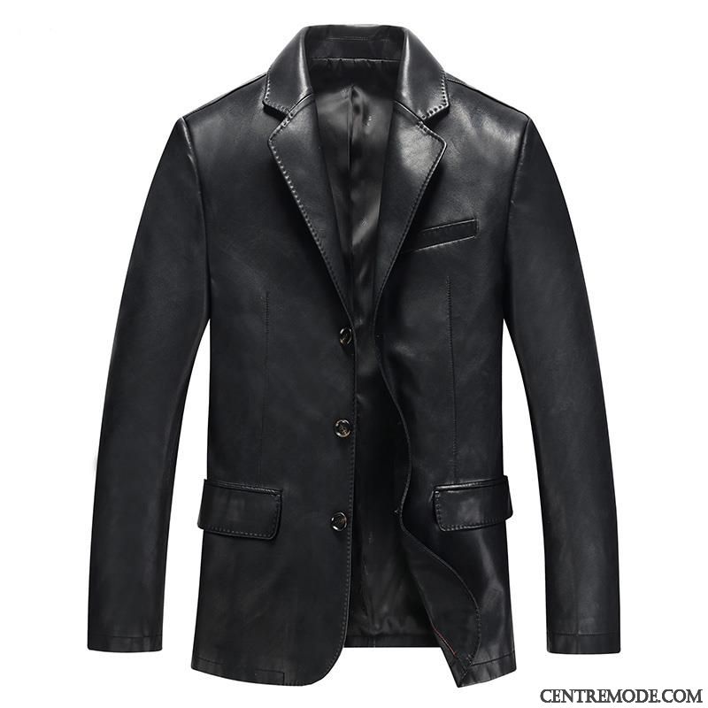 Magasin Vetement Cuir Pas Cher, Veste En Cuir Grise Ivoire Beige