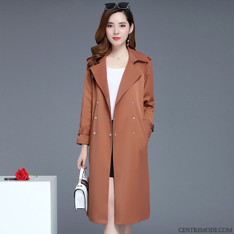 Manteau Coloré Femme Bleu Ciel Brun, Manteau Parka Femme