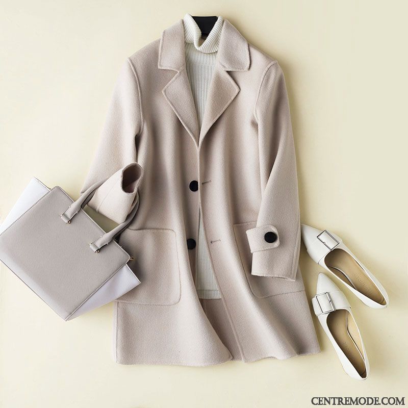 Manteau Doudoune Femme En Vente, Manteau Sans Col Femme Gris Fumé Peachpuff