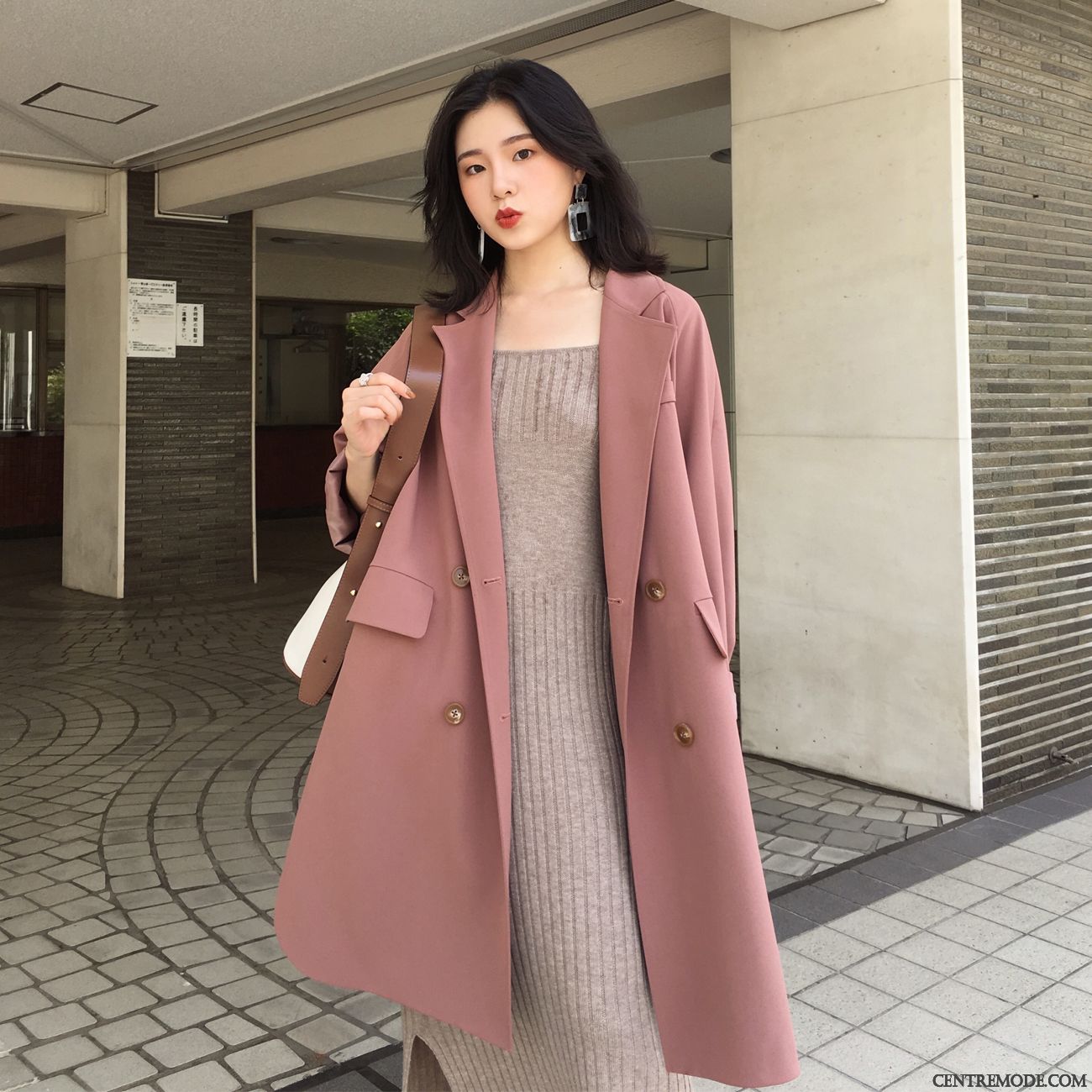 Manteau Femme Cintré, Veste Manteau Femme Papayawhip Gris Charbon
