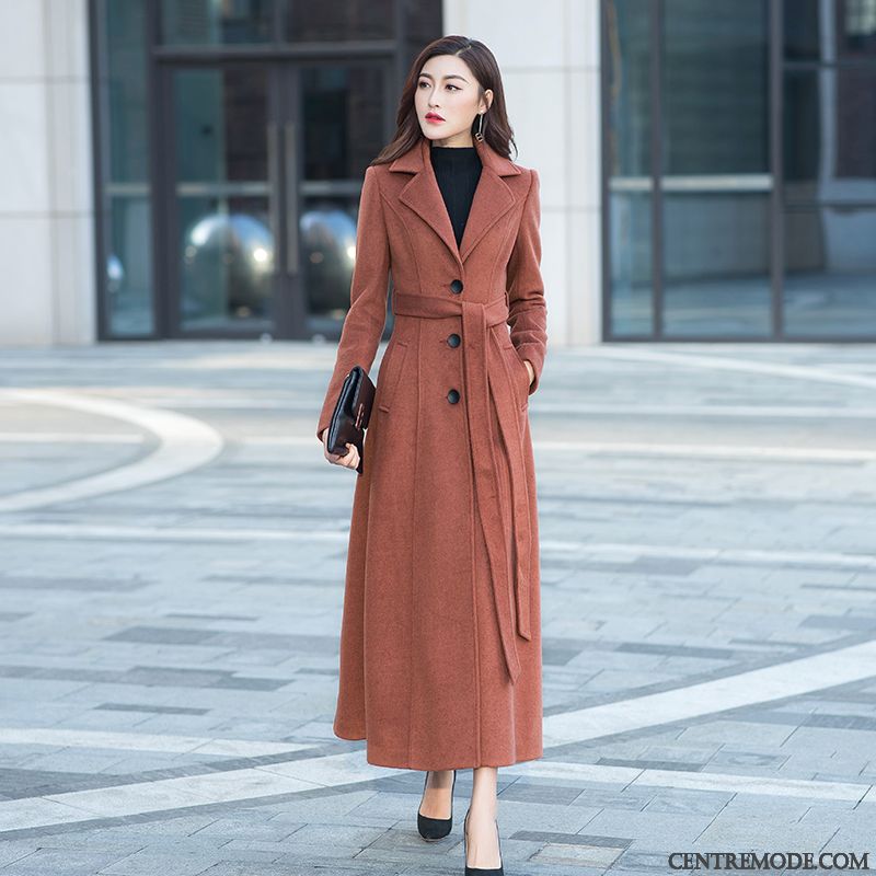 Manteau Femme Trench Palegoldenrod Vert, Manteau Pardessus Femme