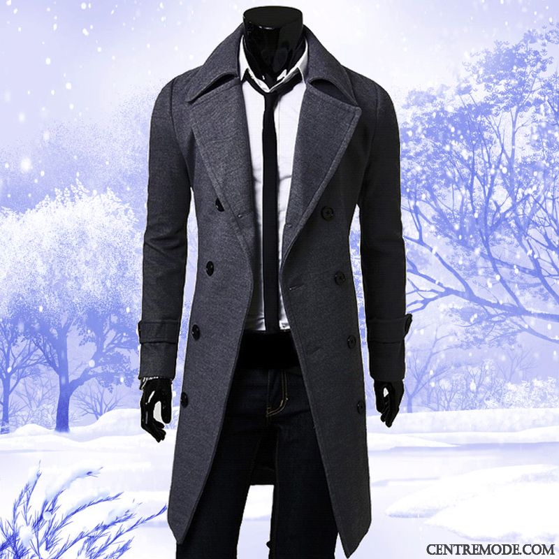 Manteau Homme D Hiver Soldes, Manteau Stylé Homme Or Noir