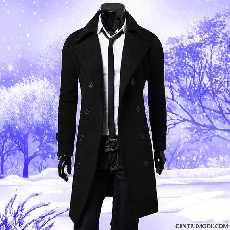 Manteau Homme D Hiver Soldes, Manteau Stylé Homme Or Noir