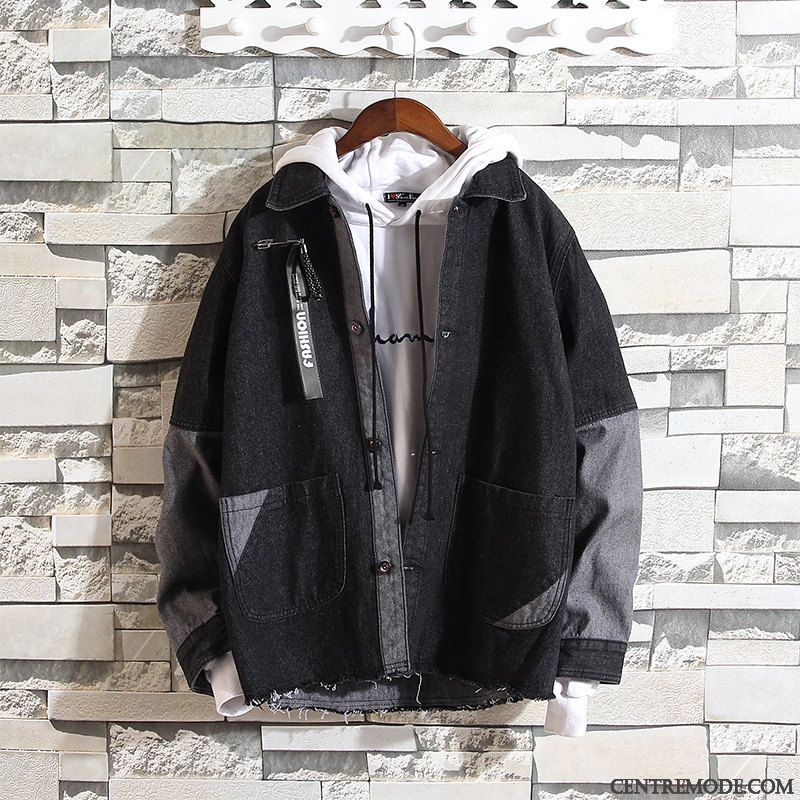 Manteau Homme En Solde Soldes, Veste De Cuir Pour Homme Marine Marine