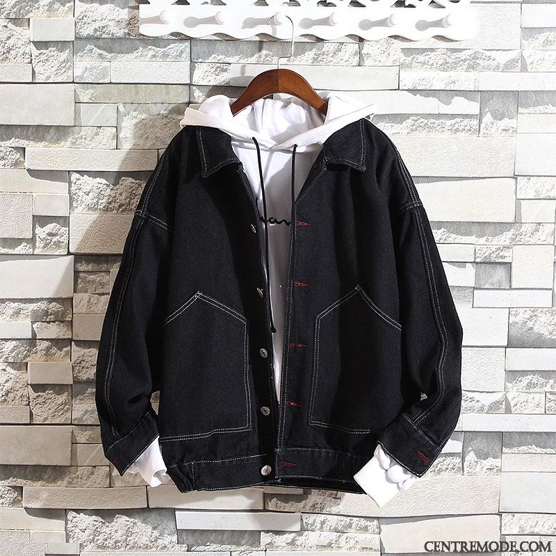 Manteau Homme En Solde Soldes, Veste De Cuir Pour Homme Marine Marine