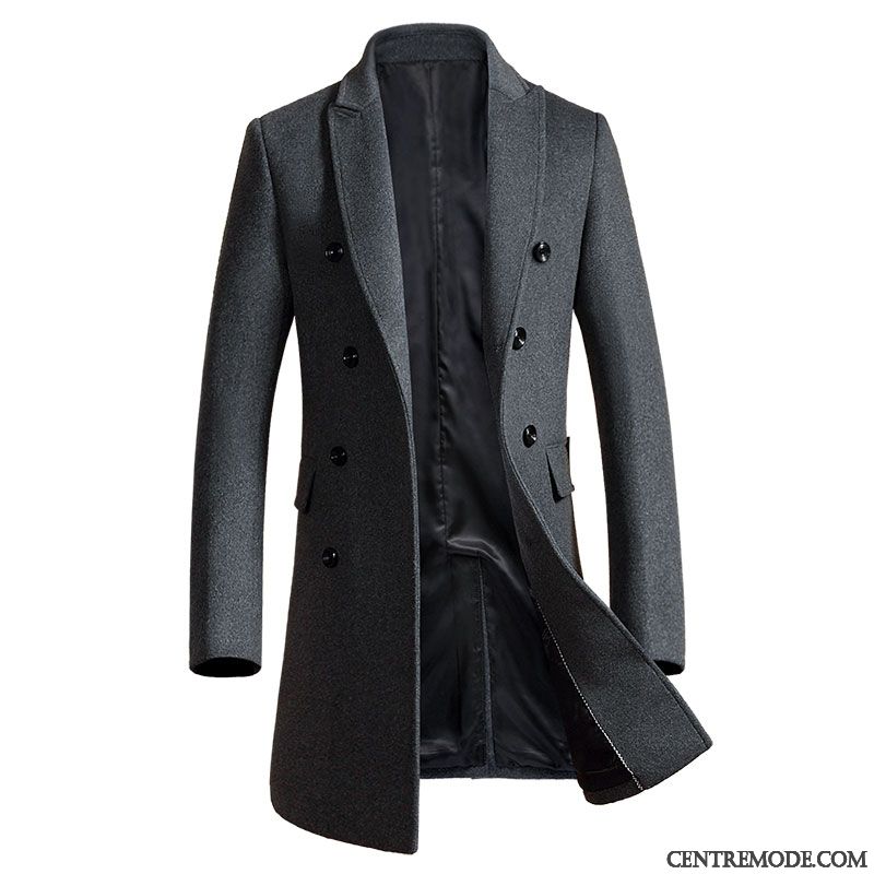 Manteau Homme Fourrure, Manteau Homme Chaude Rose Saumon Jaune Vert