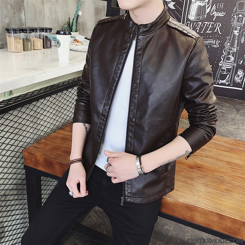 Manteau Homme Original Kaki Rose Choquant, Blouson Jeans Homme Pas Cher Soldes