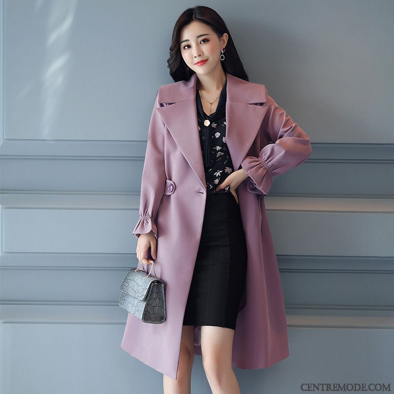 Manteau Laine Femme Hiver Écarlate Rose, Manteau Femme Solde Hiver