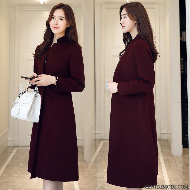 Manteau Noir À Capuche Femme Rosybrown Saumon, Veste Longue Femme Hiver Soldes