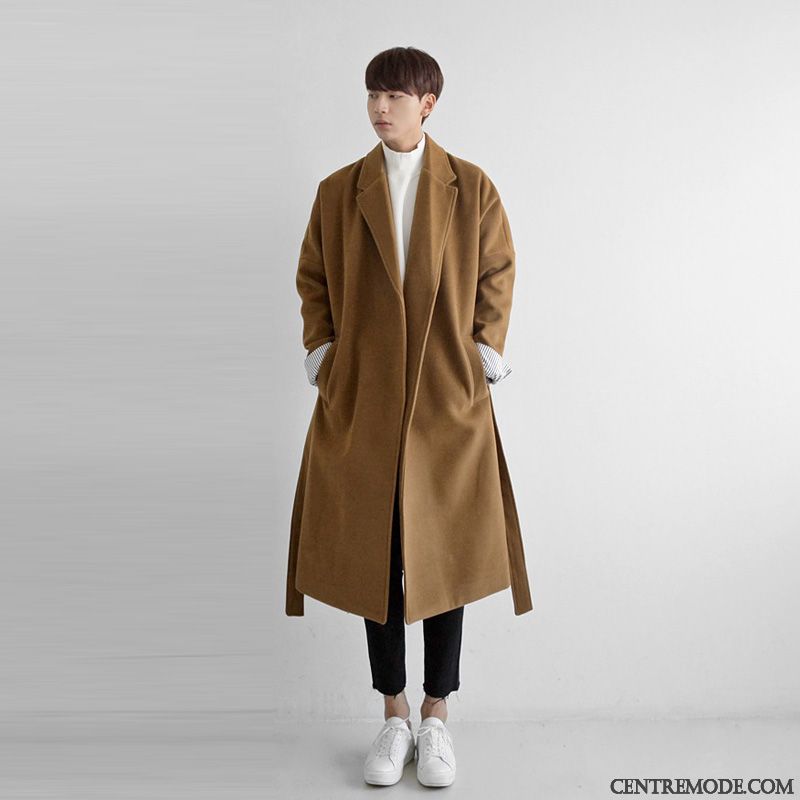 Manteau Trench Homme Pas Cher Soldes, Marque De Manteau D Hiver Homme Beige Chameau