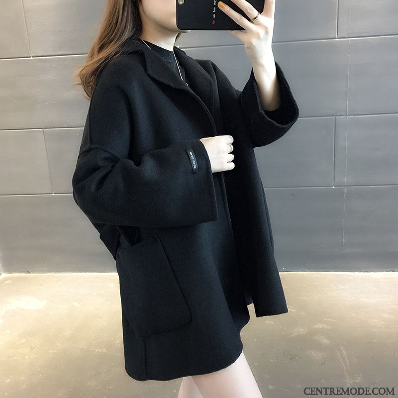 Manteaux Femme Baggy Cardigan Tendance Manteau En Laine Pull Longue Rouge