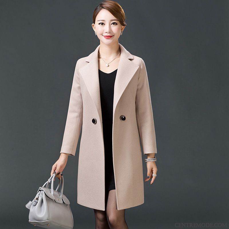 Manteaux Femme Longue Grande Taille Légère Coupe Vent L'automne Printemps Rouge