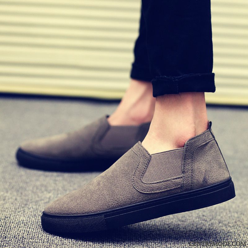 Mocassin A Talon Pas Cher, Mocassin Homme Cuir Souple Vert Émeraude Vert
