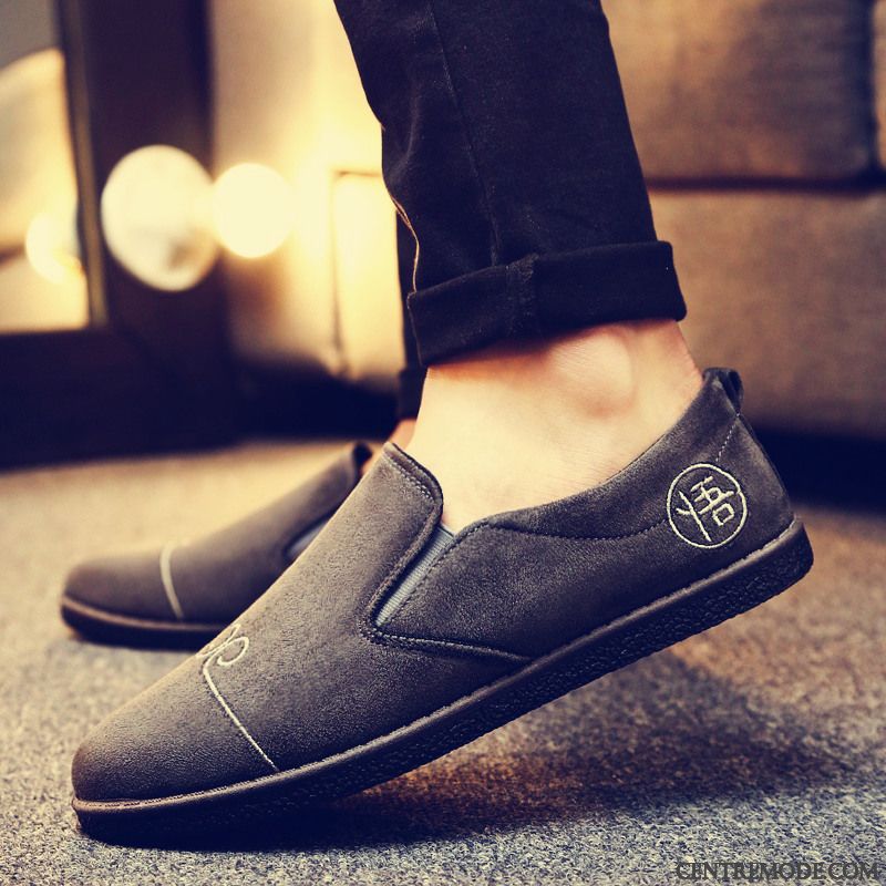 Mocassin A Talon Pas Cher, Mocassin Homme Cuir Souple Vert Émeraude Vert