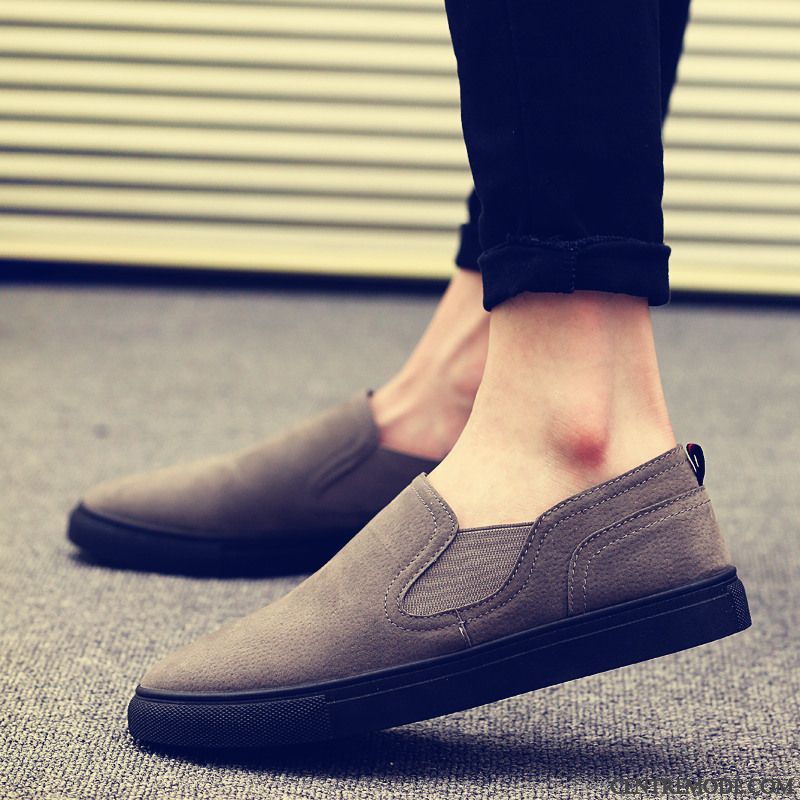 Mocassin A Talon Pas Cher, Mocassin Homme Cuir Souple Vert Émeraude Vert