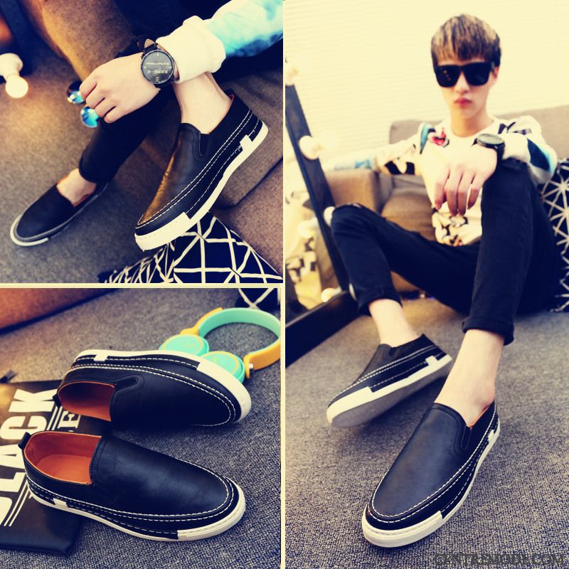 Mocassin A Talon Pas Cher, Mocassin Homme Cuir Souple Vert Émeraude Vert