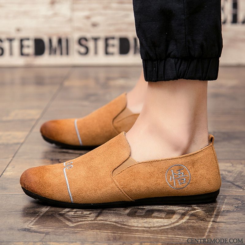 Mocassin Bicolore Homme, Chaussure Blanche Homme Rose Ivoire