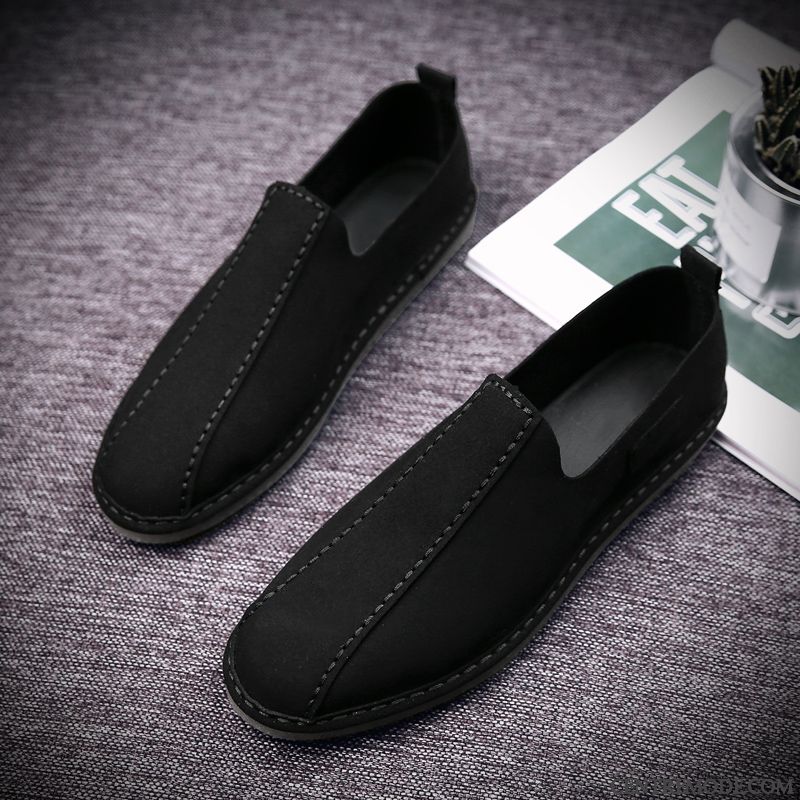 Mocassin Bicolore Homme, Mocassin Noir Vernis Homme Gris Rouge