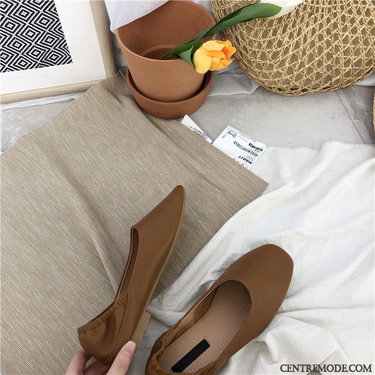 Mocassin Blanc Femme Bordeaux Noir, Mocassin Femme Cuir