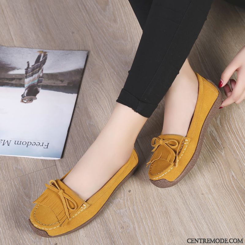 Mocassin Chaussure Femme, Chaussure Mocassin Pas Cher Violette Antique Seagreen