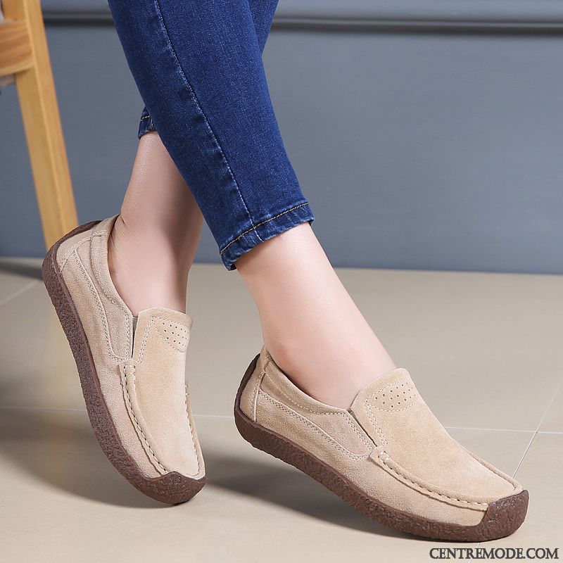 Mocassin Chaussure Femme, Chaussure Mocassin Pas Cher Violette Antique Seagreen