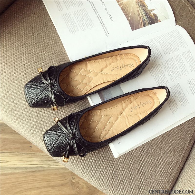 Mocassin Chaussure Femme, Mocassins À Picots Femme Marron Argent