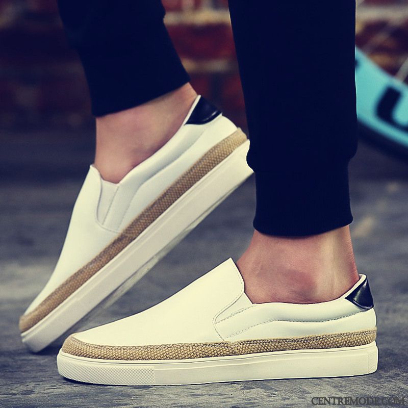 Mocassin Croco Homme Gris Fumé Blanc D'huître, Mocassin Talon Homme Pas Cher Soldes