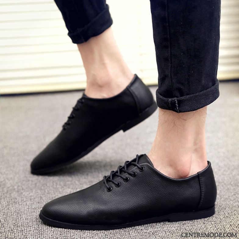 Mocassin Cuir Homme Pas Cher Kaki Blé, Mocassin Cuir Noir