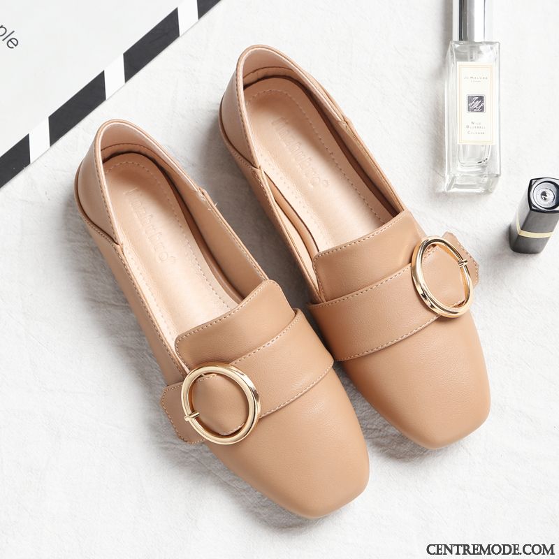Mocassin Cuir Noir Femme Pas Cher Soldes, Mocassin Femme Talon Vert Mousse Vert D'eau