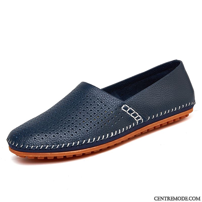 Mocassin Cuir Noir Homme Beige Jaune, Chaussure Mocassin Homme Pas Cher Soldes