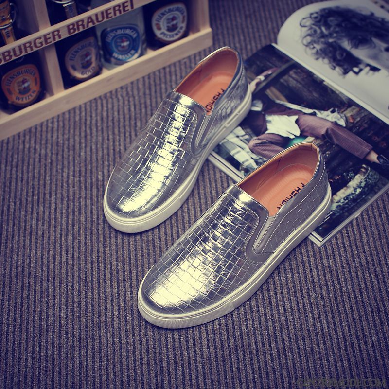 Mocassin Cuir Noir Homme Paleturquoise Vert Pâle, Chaussure Mocassin Pour Homme Pas Cher