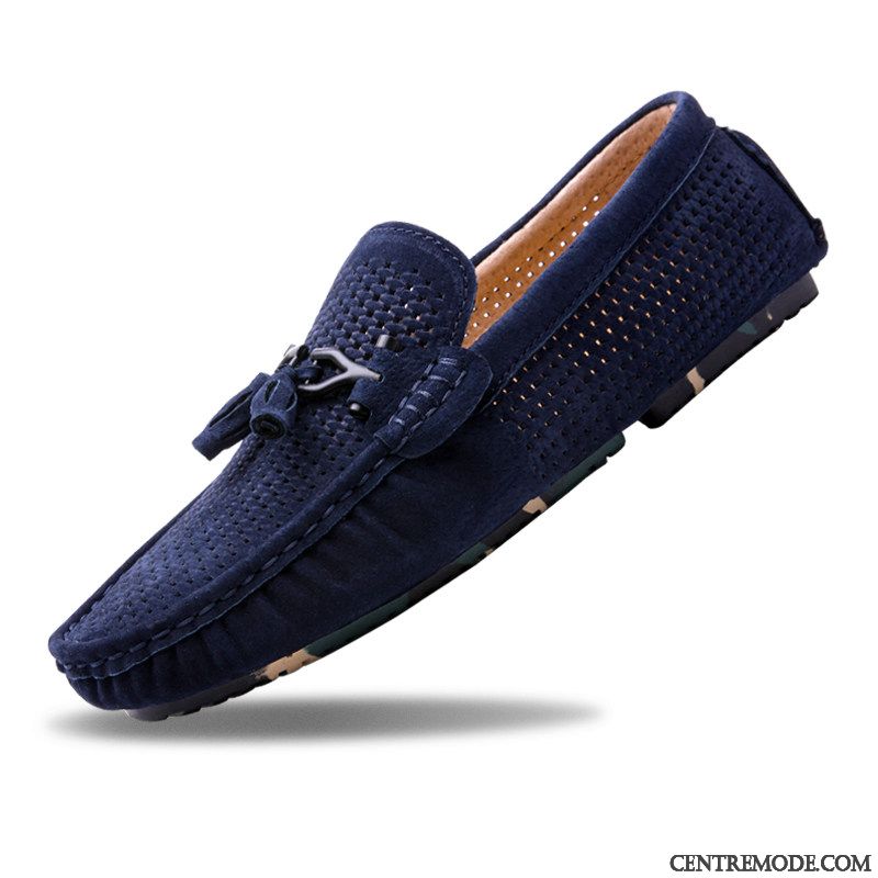 Mocassin Cuir Noir Homme Pas Cher Soldes, Chaussure Daim Homme Brun Lavande
