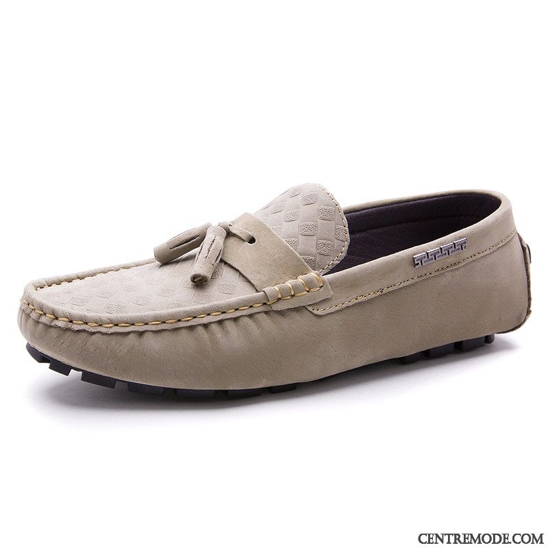 Mocassin Cuir Noir Homme Pas Cher Soldes, Chaussure Daim Homme Brun Lavande