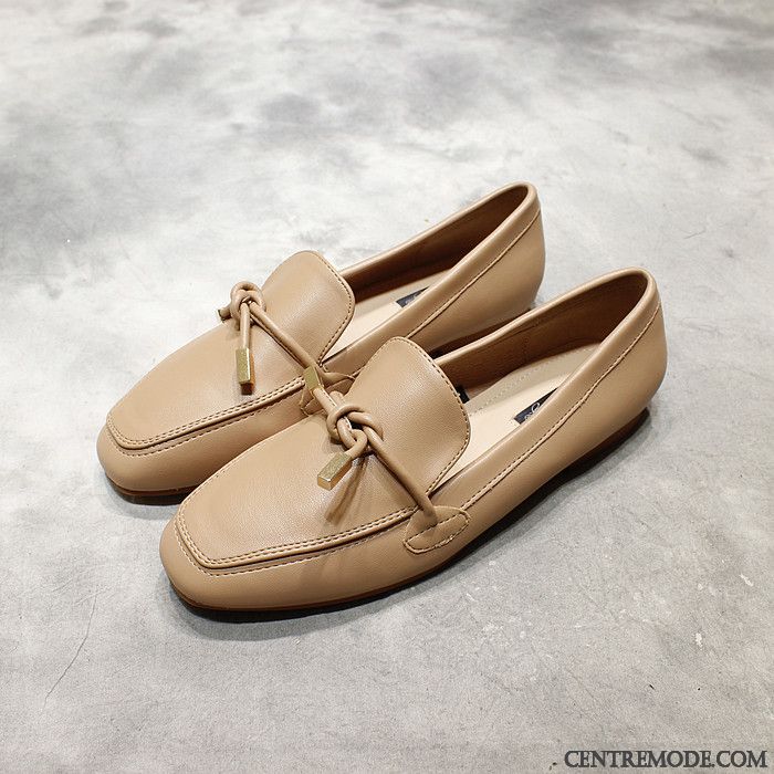 Mocassin De Marque, Mocassin Bleu Femme Rose Saumon Papayawhip
