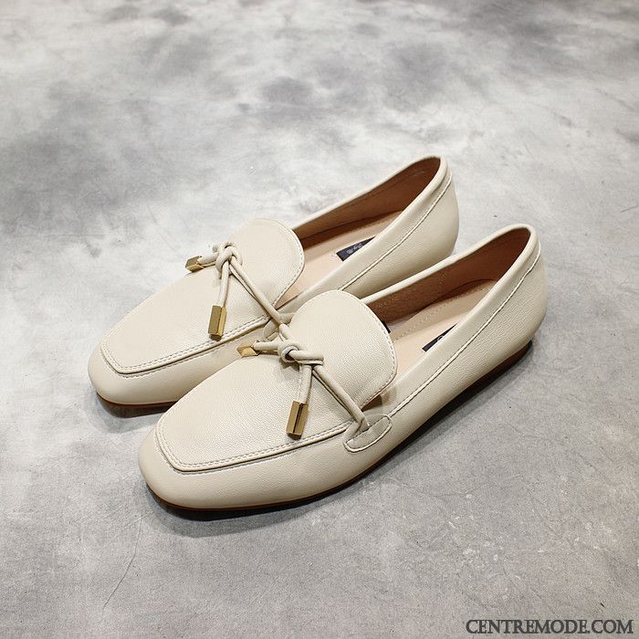 Mocassin De Marque, Mocassin Bleu Femme Rose Saumon Papayawhip