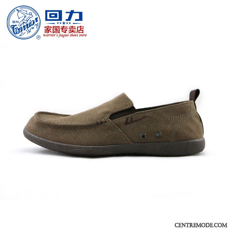 Mocassin Fashion Homme Chocolat Marine, Chaussure Homme Nubuck