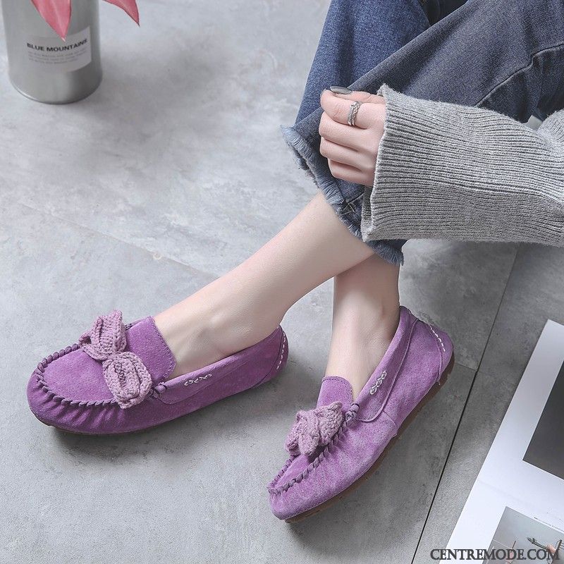 Mocassin Femme A Talon Violet Bleu Ciel, Mocassin Vernis Femme France