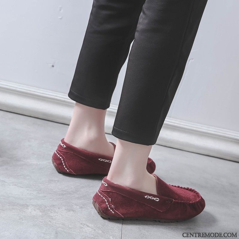 Mocassin Femme A Talon Violet Bleu Ciel, Mocassin Vernis Femme France