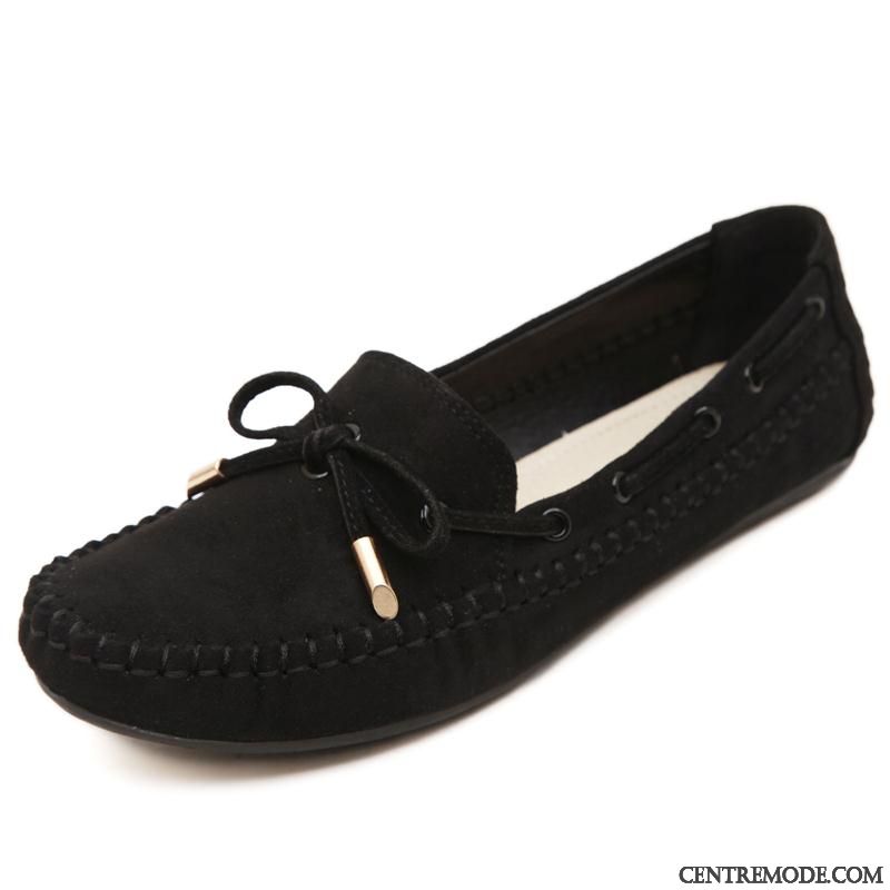 Mocassin Femme Confort Vert Printanier Vert, Mocassin Grande Taille Femme Pas Cher