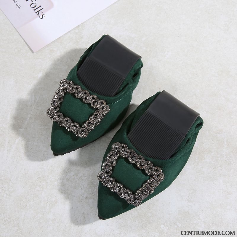 Mocassin Femme Noir Pas Cher, Chaussure Femme Chic Turquoise Neige
