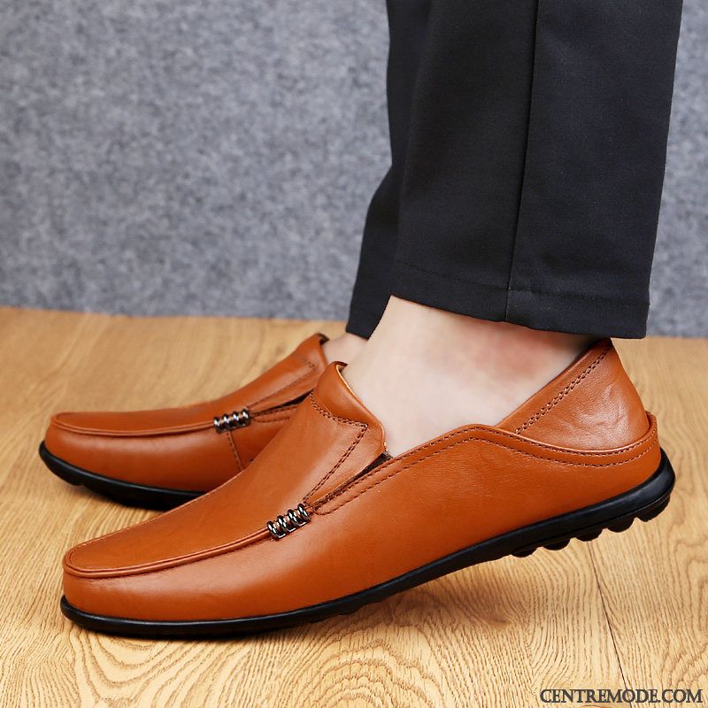 Mocassin Homme Argenté Chameau Pierre, Mocassin Homme En Cuir Pas Cher Soldes