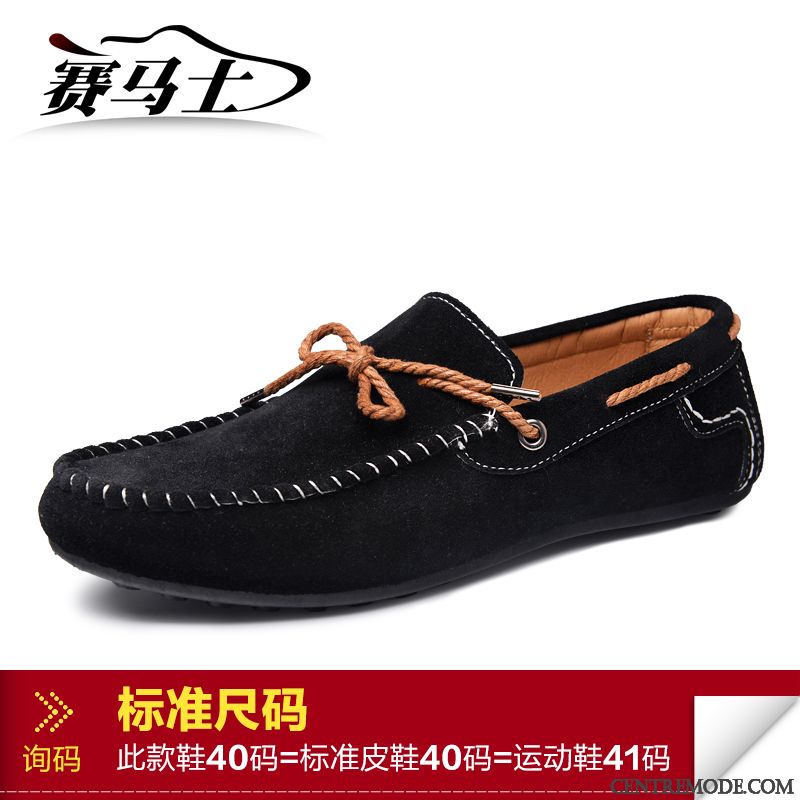 Mocassin Homme Avec Pompon, Mocassin Homme A Talon Peachpuff Motor City