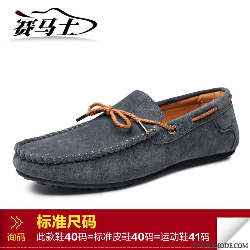 Mocassin Homme Avec Pompon, Mocassin Homme A Talon Peachpuff Motor City