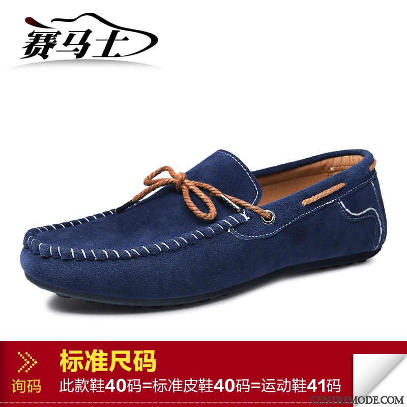 Mocassin Homme Avec Pompon, Mocassin Homme A Talon Peachpuff Motor City