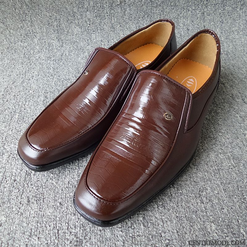Mocassin Homme Couleur En Vente, Mocassin Homme Bicolore Rose Choquant Chocolat