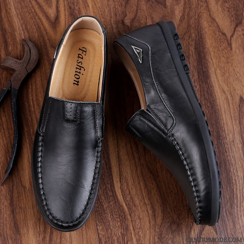 Mocassin Homme Cuir Souple Or Vert Émeraude, Chaussure Mocassin Enfant