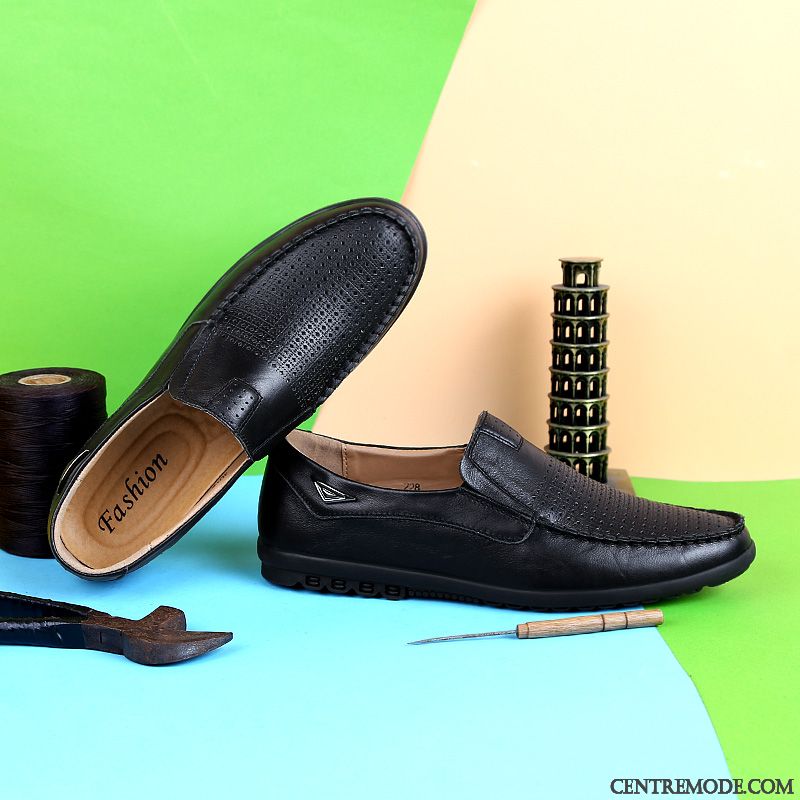 Mocassin Homme Cuir Souple Or Vert Émeraude, Chaussure Mocassin Enfant