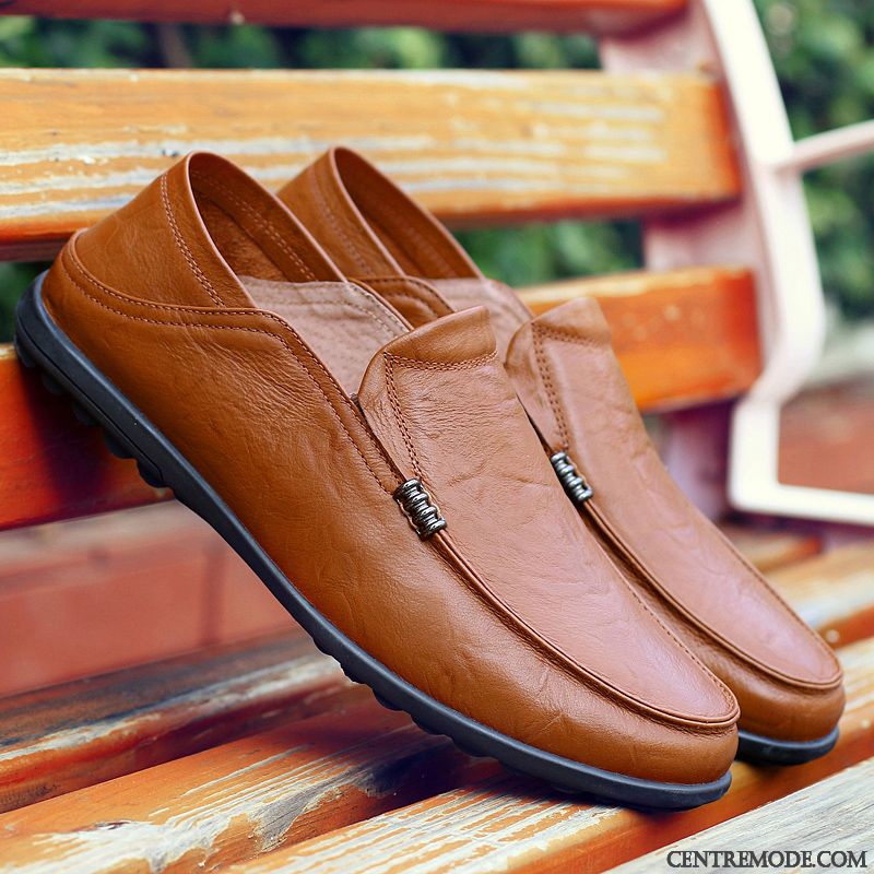 Mocassin Homme Marron Daim, Mocassin Homme Daim Pas Cher Ambre Paleturquoise