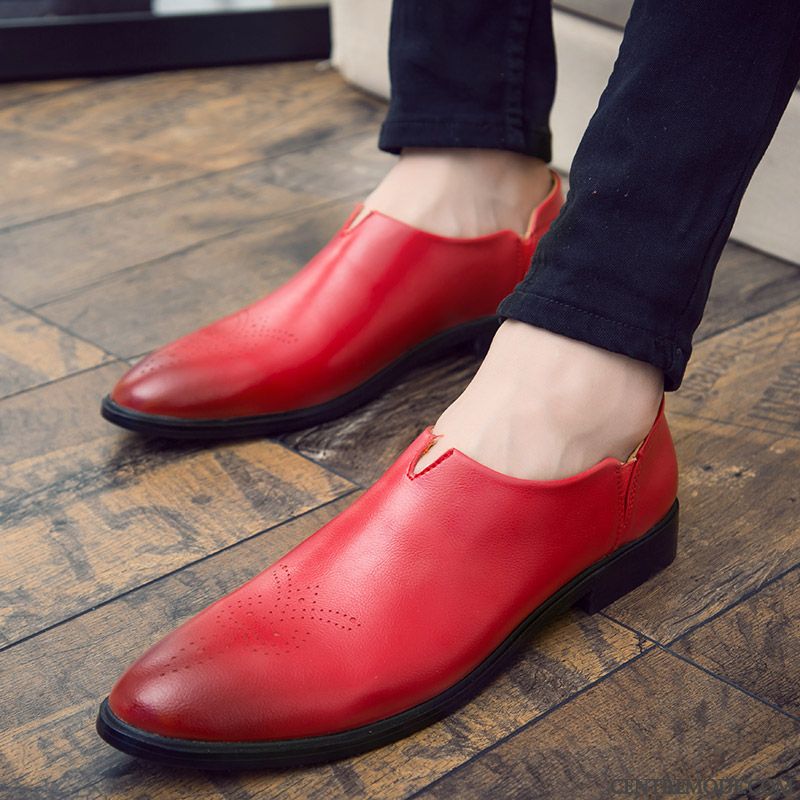 Mocassin Homme Rouge Palegoldenrod Pérou, Chaussette Pour Mocassin Homme