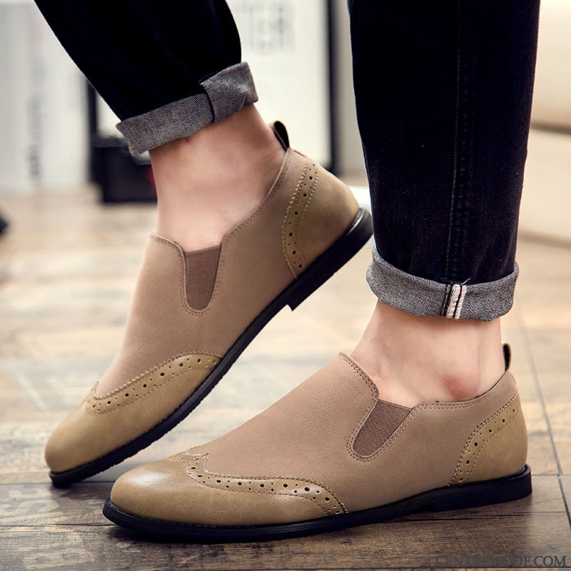 Mocassin Homme Rouge Palegoldenrod Pérou, Chaussette Pour Mocassin Homme